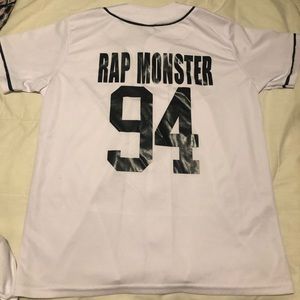 Rap Monster baseball wings jersey